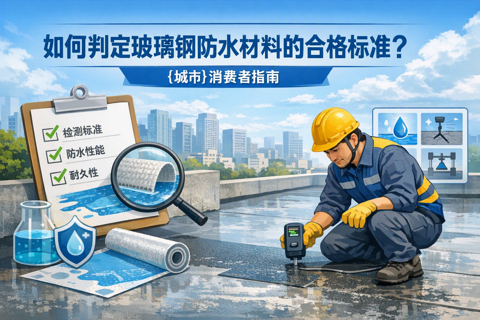 如何判定玻璃钢防水材料的合格标准？ 石河子 消费者指南