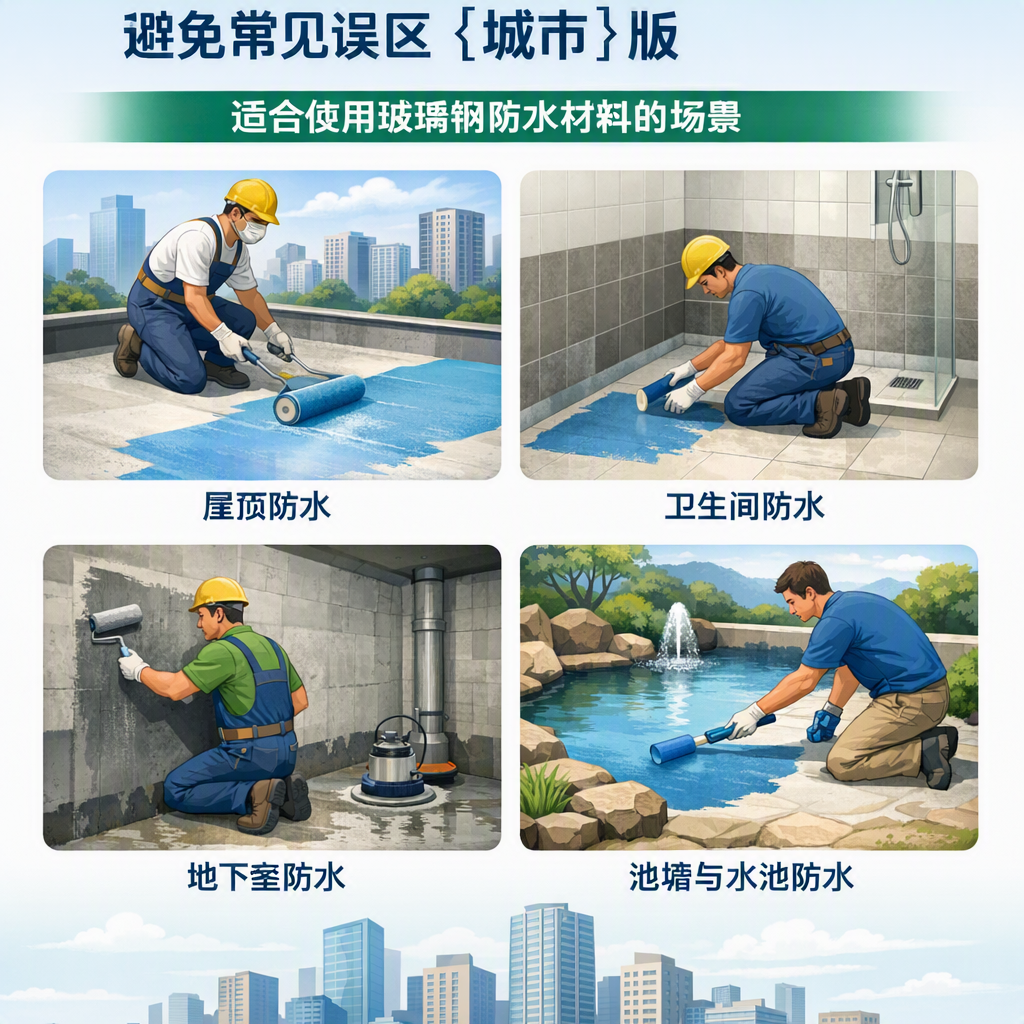 玻璃钢防水材料施工注意事项，避免常见误区 石河子 版