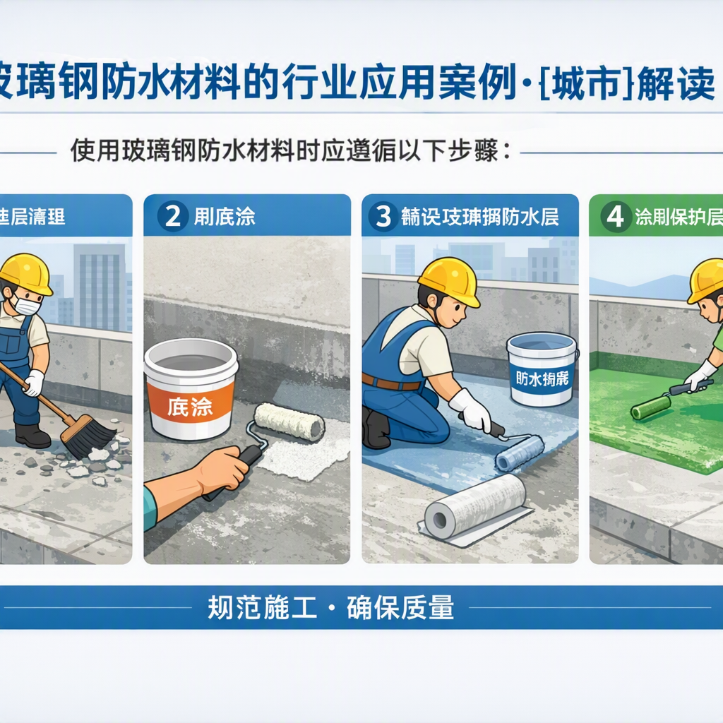玻璃钢防水材料的行业应用案例，石河子解读