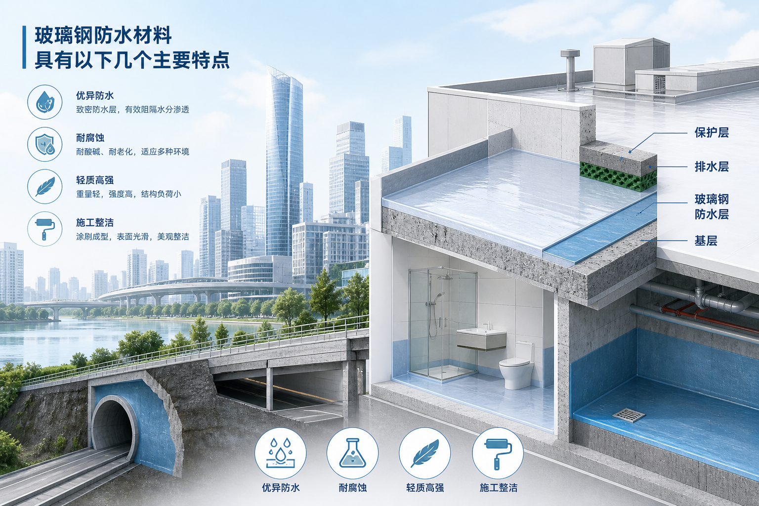 2023年玻璃钢防水材料市场趋势分析，关注 石河子 发展