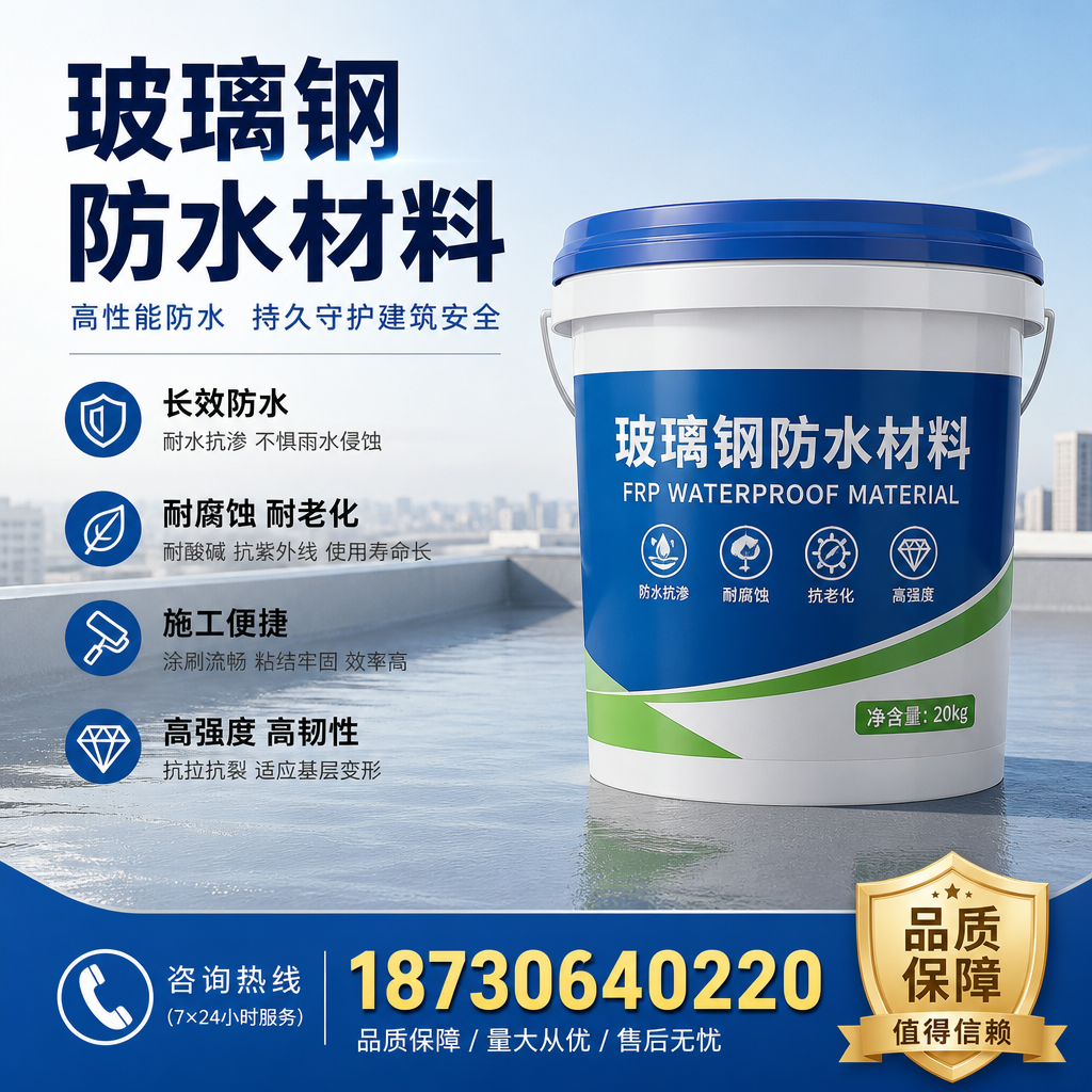 专家解析:玻璃钢防水材料的市场前景分析在 石河子