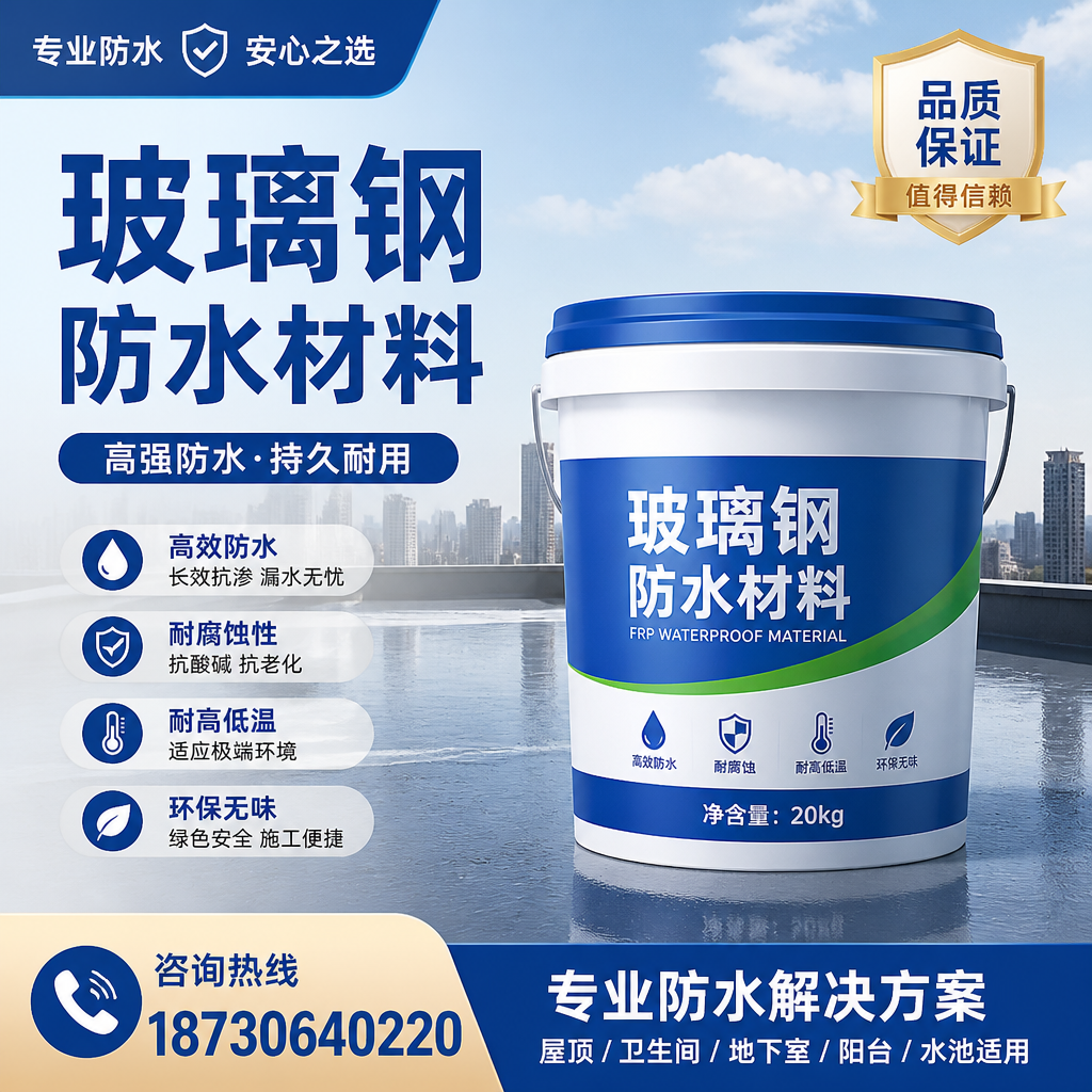 了解玻璃钢防水材料的市场趋势,石河子 企业不可不知